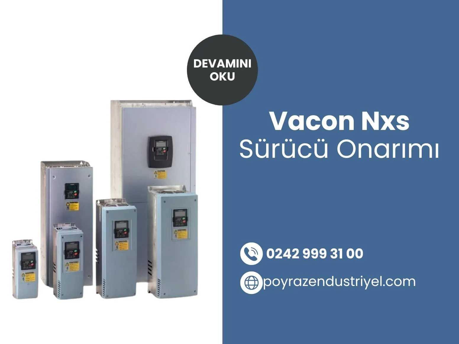 Vacon Nxs Sürücü Onarımı